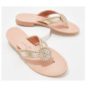 Jack Rogers Leather Thong Sandals flip flops